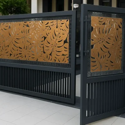 Pagar Laser Cut Modern