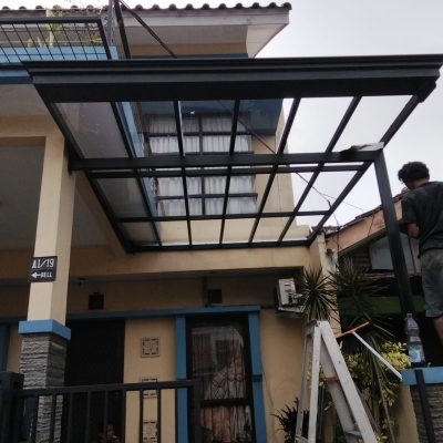 Pemasangan Kanopi Solar Flat